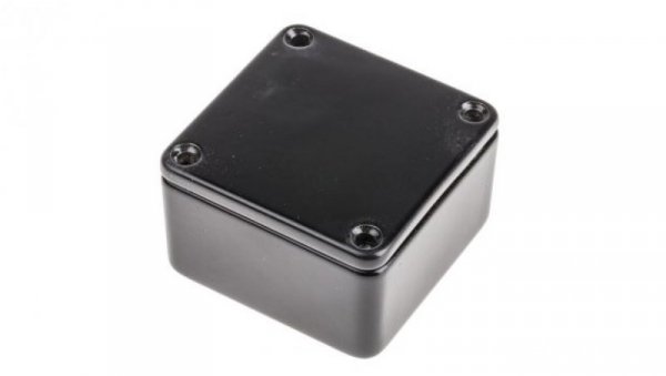 Obudowa ekranowana Czarny IP54, 50 x 50 x 31mm, RS PRO