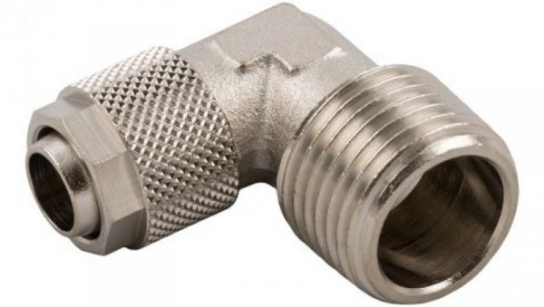 Złącze kątowe gwint R 1/4 męskie, Wciskane 8 mm RS PRO 176-0956 /10szt./