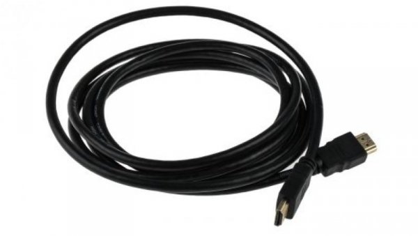 Zespół cyfrowych kabli wideo i monitorowych 3m Wtyk HDMI to Wtyk HDMI Czarny