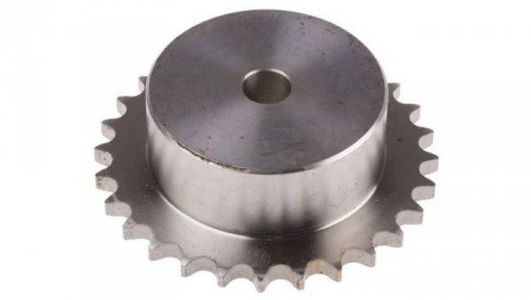 Koło łańcuchowe drabinkowe, 28 zębów, 06B-1, Pilot, śr otworu: 14mm, śr toczna: 85.07mm, Stal