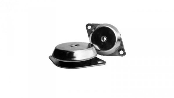Nóżka z gwintem, M10, Ø 92mm, materiał: Guma 60Shore A, RS PRO