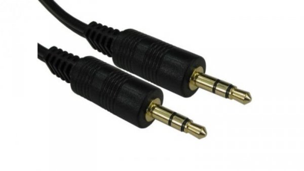 Kabel Jack audio, złącze A: Męskie, złącze B: Męskie, 5m