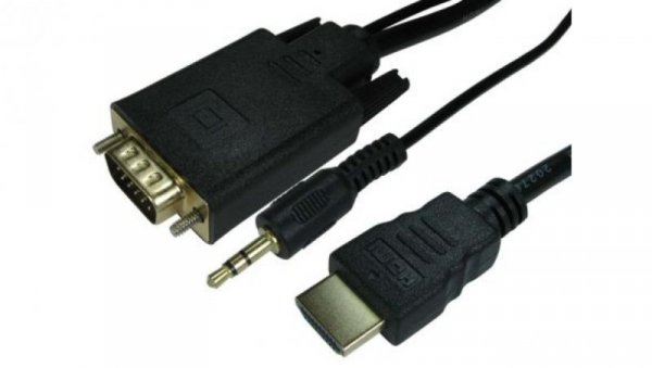1.8MTR HDMI TO VGA CABLE WITH AUDIO CABL
