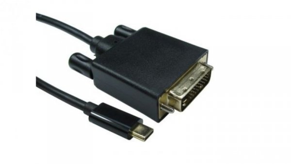 Kabel adaptera, 4K, do wyświetlaczy: 1, USB C, DVI