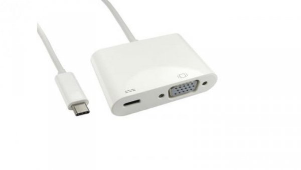 Adapter, do wyświetlaczy: 1, USB C, USB 3.1, VGA