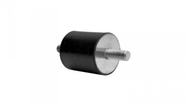Nóżka z gwintem, M3X6, Ø 8mm, materiał: Guma, stal 60Shore A, RS PRO