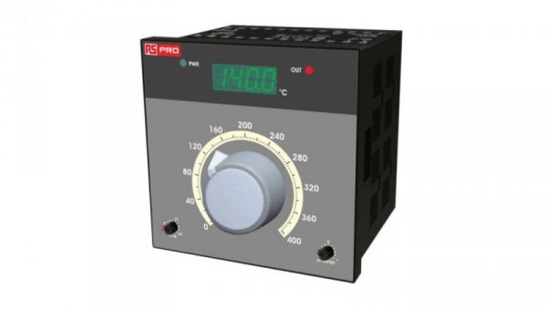 Regulator temperatury wł./wył. 2-wyjściowy, Uz 230 V AC, 96mm