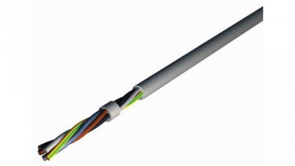 Elastyczny kabel 3 Core PVC Sheath Szary, 300/500 V