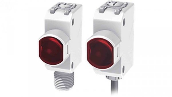 Czujniki fotoelektryczne Odbicie w polaryzacji retro PNP NO/NC w obudowie prostokątnej zakres 3 m