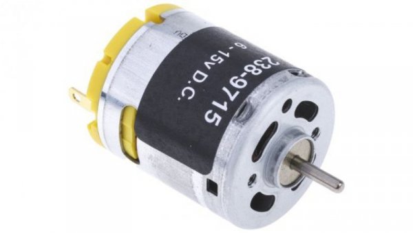 Silnik DC, 6 → 15 V., 770 ma, 5,75 W, 10668 obr./min, 58.8 gcm, RS PRO