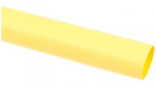Osłona termokurczliwa żółta 2:1, średnica 12.7mm, dł. 1.2m, RS PRO