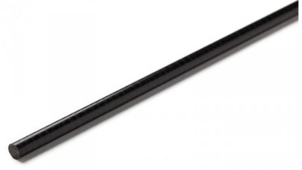 Pręt acetalowy, Ø 80mm x 500mm, kolor: Czarny
