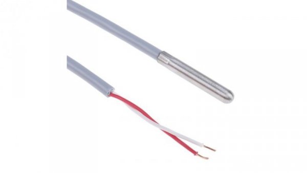 Termopara typ PT 1000, -20C do +100C 35mm kabel 1m, Stal nierdzewna