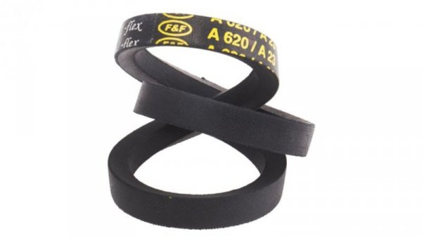 Pas napędowy, profil A, materiał: PET, guma, 13mm x 8mm x 585mm, RS PRO