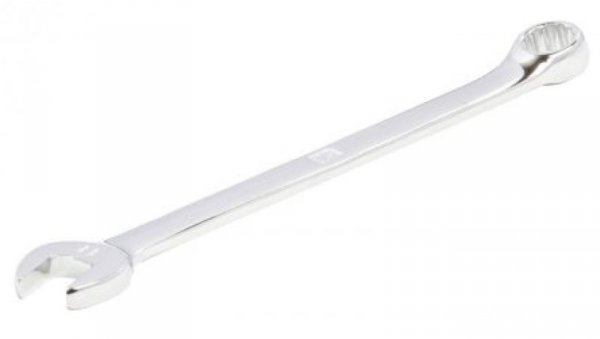 Klucz płasko-oczkowy, roz. 11 mm, dł. 168 mm, materiał: Stal chromowo-wanadowa, RS PRO