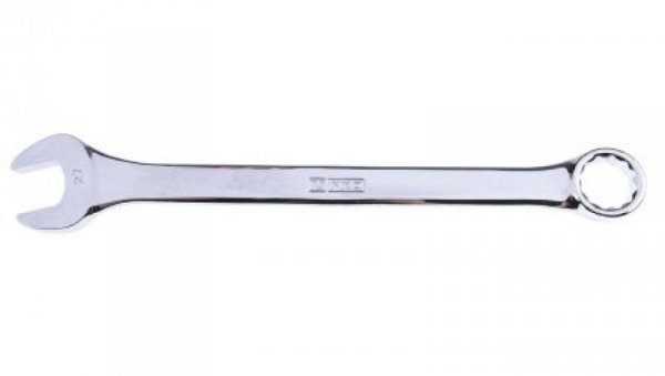 Klucz płasko-oczkowy, roz. 27 mm, dł. 362 mm, materiał: Stal chromowo-wanadowa, RS PRO