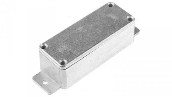 Obudowa ekranowana Srebrny z kołnierzem, 113.9 x 35.1 x 30mm, RS PRO