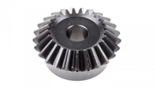 Przekładnia stożkowa, Stal, zęby: 25, Skośne, skok: 2.5mm, kąt: 20, otwór: 16mm