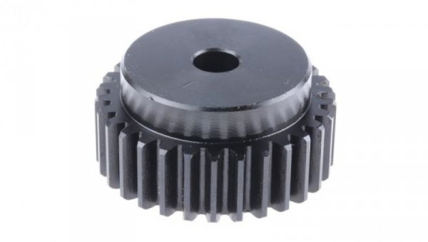 Koło zębate walcowe, moduł: 2, l.zębów: 30, śr. piasty: 50mm, śr. otworu: 12mm, Stal