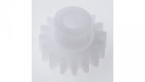 Koło zębate walcowe, moduł: 1, l.zębów: 16, śr. piasty: 10mm, śr. otworu: 5mm, POM