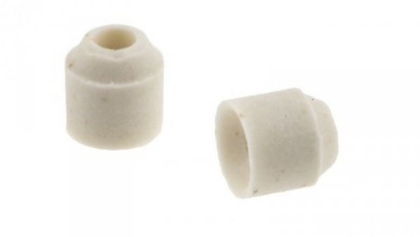 Koralik ceramiczny, Ceramika, Biały, otwór: 1.5mm, +1200C