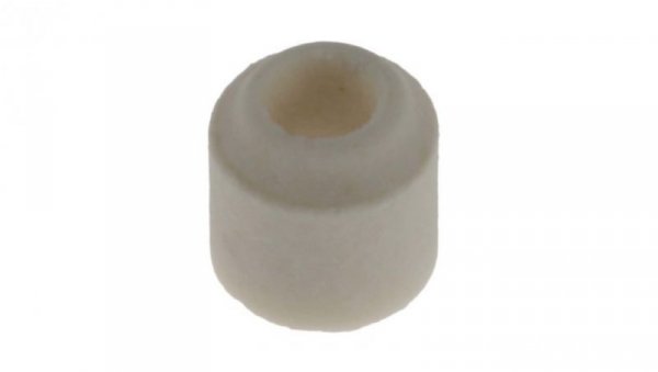 Koralik ceramiczny, Ceramika, Biały, otwór: 2.5mm, +1200C