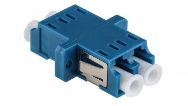 Adapter światłowodowy, typ: LC do LC, Jednomodowy, Duplex
