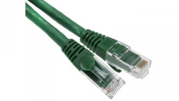 Kabel kat. 5e U/UTP Zielony 2m