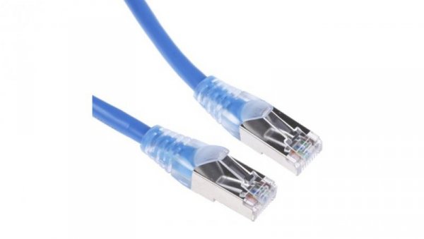 Kabel kat. 5e F/UTP Niebieski 2m