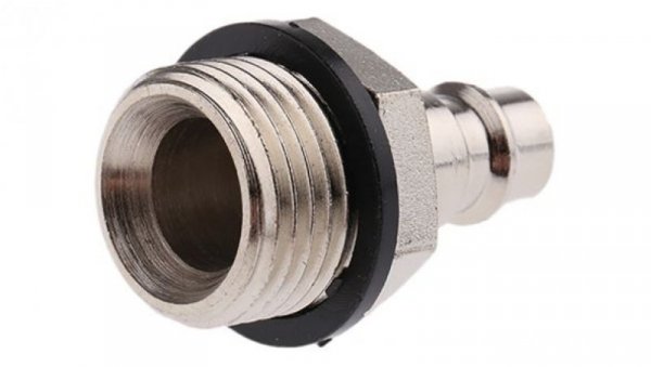 Szybkozłączka pneumatyczna, materiał Mosiądz, stal, złącze G 1/2 męskie, RS PRO CEJN 320, JWL 520, JWL 530, Parker PEF,