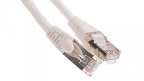 Kabel kat. 5e Folia Biały 10m