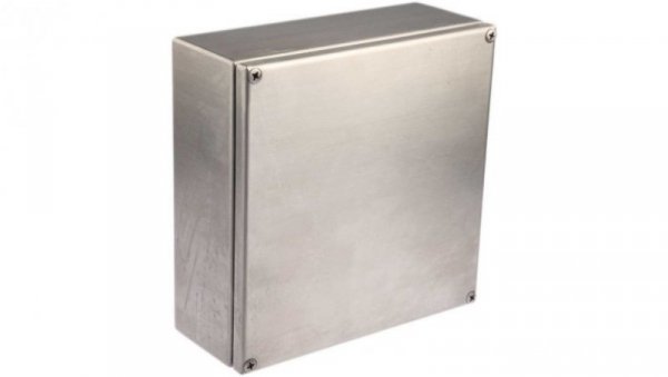Puszka elektroinstalacyjna, 200 x 80 x 200mm, IP66, kolor Niemalowany, materiał Stal nierdzewna, RS PRO