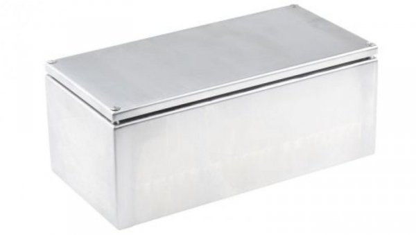 Puszka elektroinstalacyjna, 300 x 150 x 120mm, IP66, kolor Niemalowany, materiał Stal nierdzewna, RS PRO