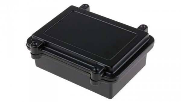 Obudowa ekranowana Czarny z kołnierzem IP67 Silikon, 152 x 112 x 55mm, RS PRO