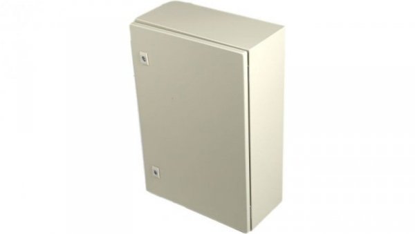 Szafka ścienna rozdzielcza RAL 7032, materiał: Stal, IP66, 600 x 400 x 200mm, RS PRO