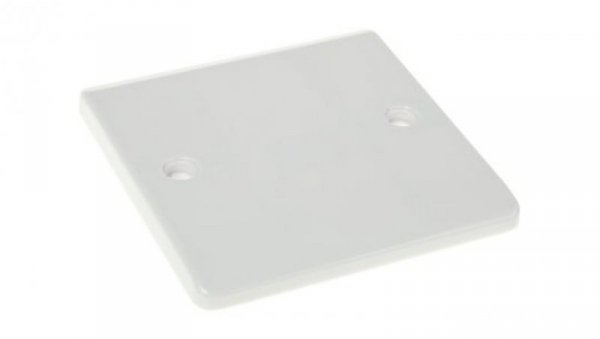 Mocowanie elektroinstalacyjne, kolor biały, 1-krotna, materiał UF, 85.6 x 85.6 x 7.4mm, RS PRO