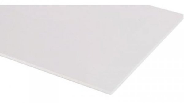 Arkusz tworzywa sztucznego Biały, 600mm x 600mm x 2.5mm
