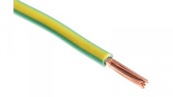 Kabel trzynormowy PCW, dł. 100m 4 mm², 41 A, 1 kV, Maks. +105C Zielony/Żółty Zgodność z trzema normami, RS PRO