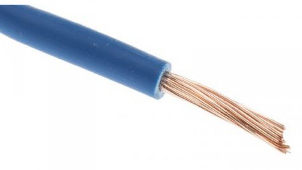 Przewód jednożyłowy linkowy, Przewód do urządzeń, 0,75 mm², 22/1,0 mm, 18 AWG, Poliolefina usieciowana EI5, 500 V,