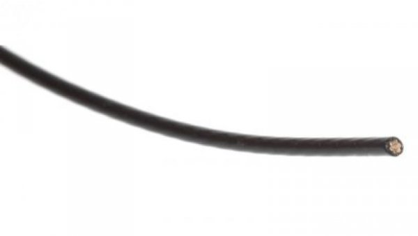 Przewód do urządzeń PTFE PTFE Czarny, 100m 0,22 mm² 7/0,2 mm, 300 V, -75→ +200 C., Ø 0.95mm, RS PRO BS3G210