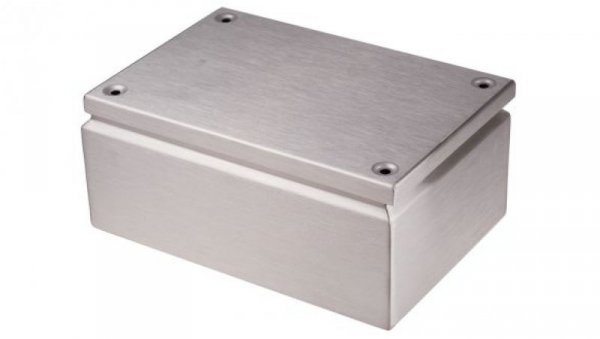 Puszka elektroinstalacyjna, 300 x 200 x 120mm, IP66, kolor Niemalowany, materiał Stal nierdzewna, 0-wejściowa, RS PRO