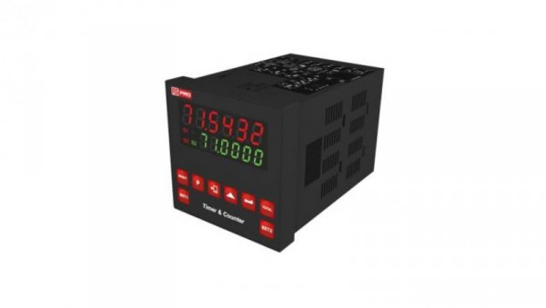 Licznik sekund LED 6-cyfrowy 100 → 240 V AC RS PRO