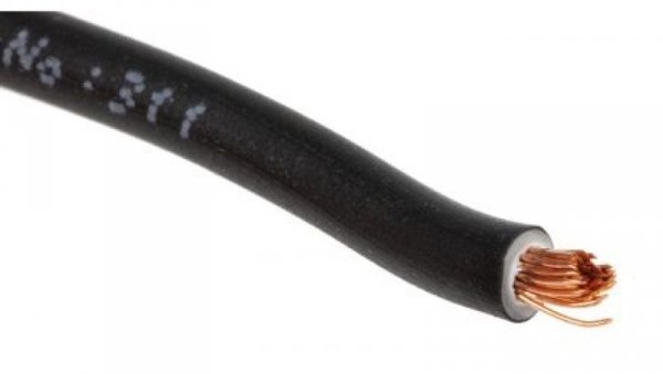 Przewód zasilający 1 Core Polichlorek winylu PVC Sheath Czarny 4.1mm od , 750 V