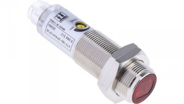 Czujniki fotoelektryczne Tłumienie tła PNP cylindryczny zakres 1→ 140 mm IP67
