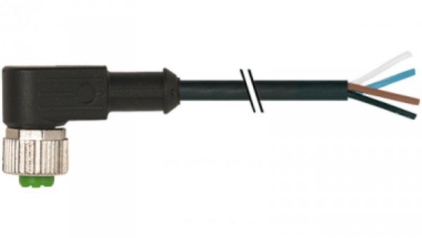 Konektor M12 żeński kątowy z wolnym końcem przewodów 10m 7000-12341-6341000