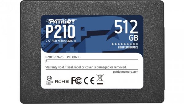 SSD Patriot P210 512GB SATA3 2.5