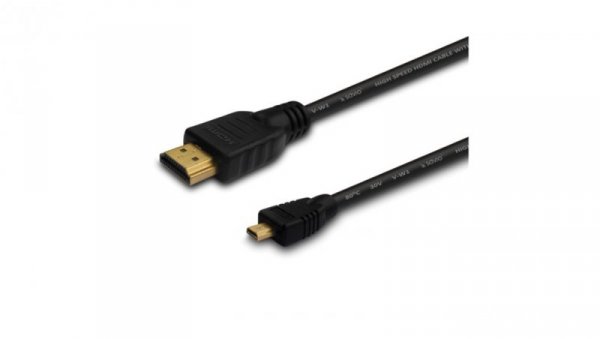 Kabel SAVIO cl-39 (HDMI M - Micro HDMI M 1m kolor czarny)
