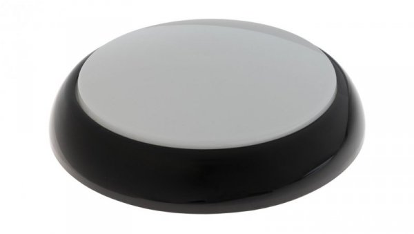 Oprawa KAJKO XL, E27, 75W, czarna-polipropylen, klosz matowy-poliwęglan, IP44, IK10 A2900CZ-MP