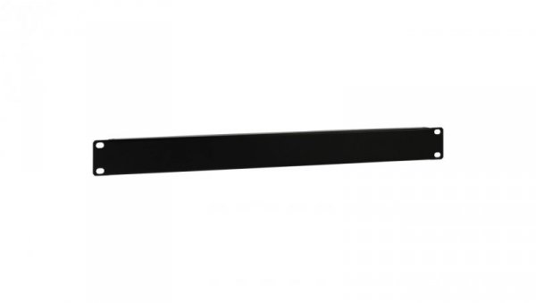 Płyta wypełniająca 1U czarny RAL 9005 FN/P-015B-1U