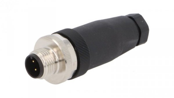 Złącze okrągłe M12 męskie proste nieekranowane 4pin 250V PG7 T4111001041-000
